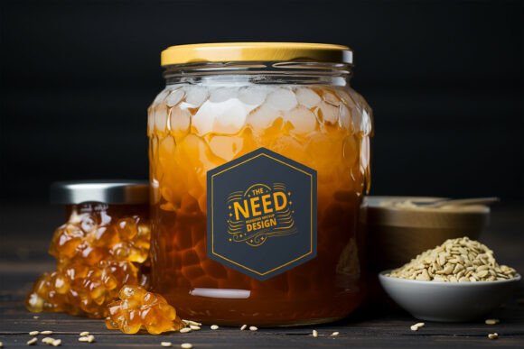 Download Honey Jar Branding Mockup PSD - Mockup psd Collection