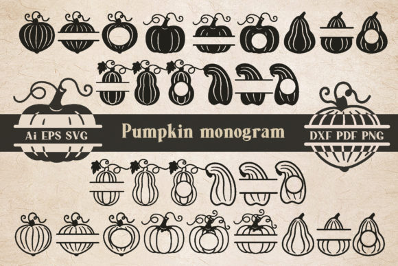 Download Pumpkin. Blanks for Monograms. SVG - Blanks Collection